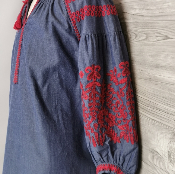 8 YEARS ZARA Girls Soft Collection, Embrodered Dress EUC - Picture 3 of 5